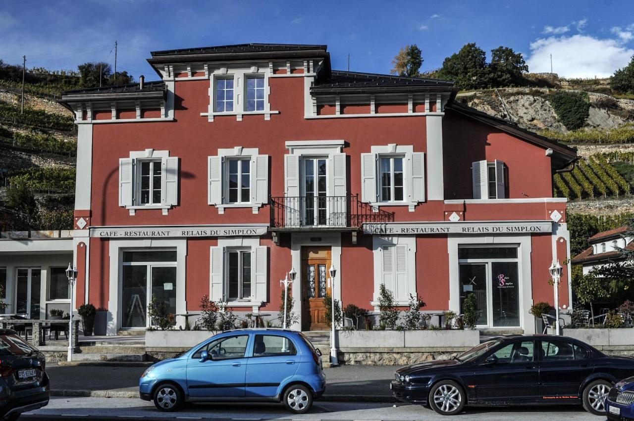 Relais Du Simplon Panzió Conthey Kültér fotó